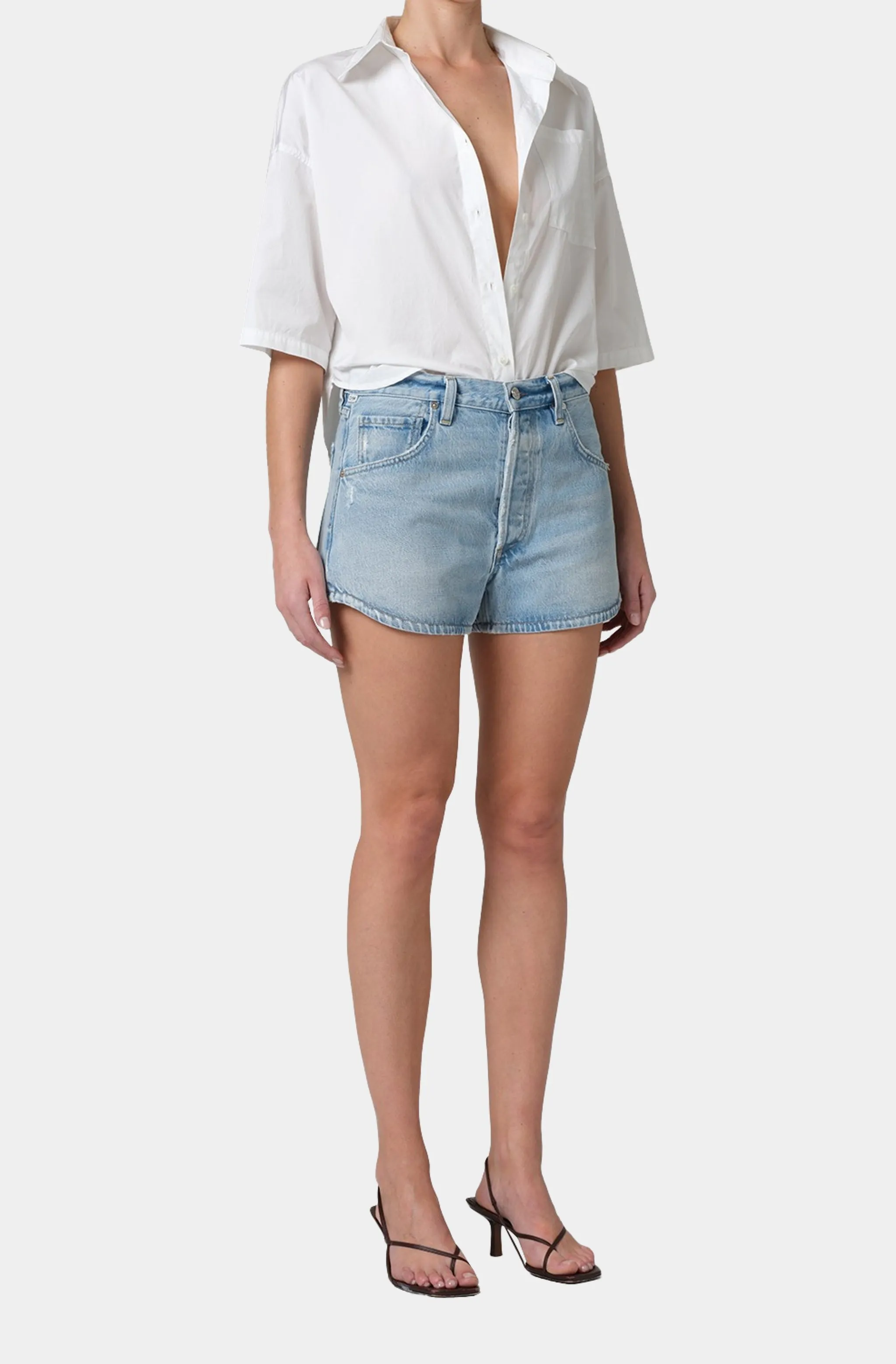 Abita Curved Hem Short