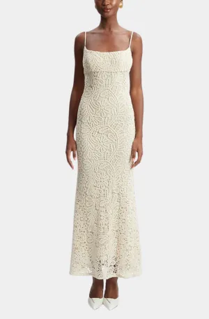 Adoni Crochet Midi Dress