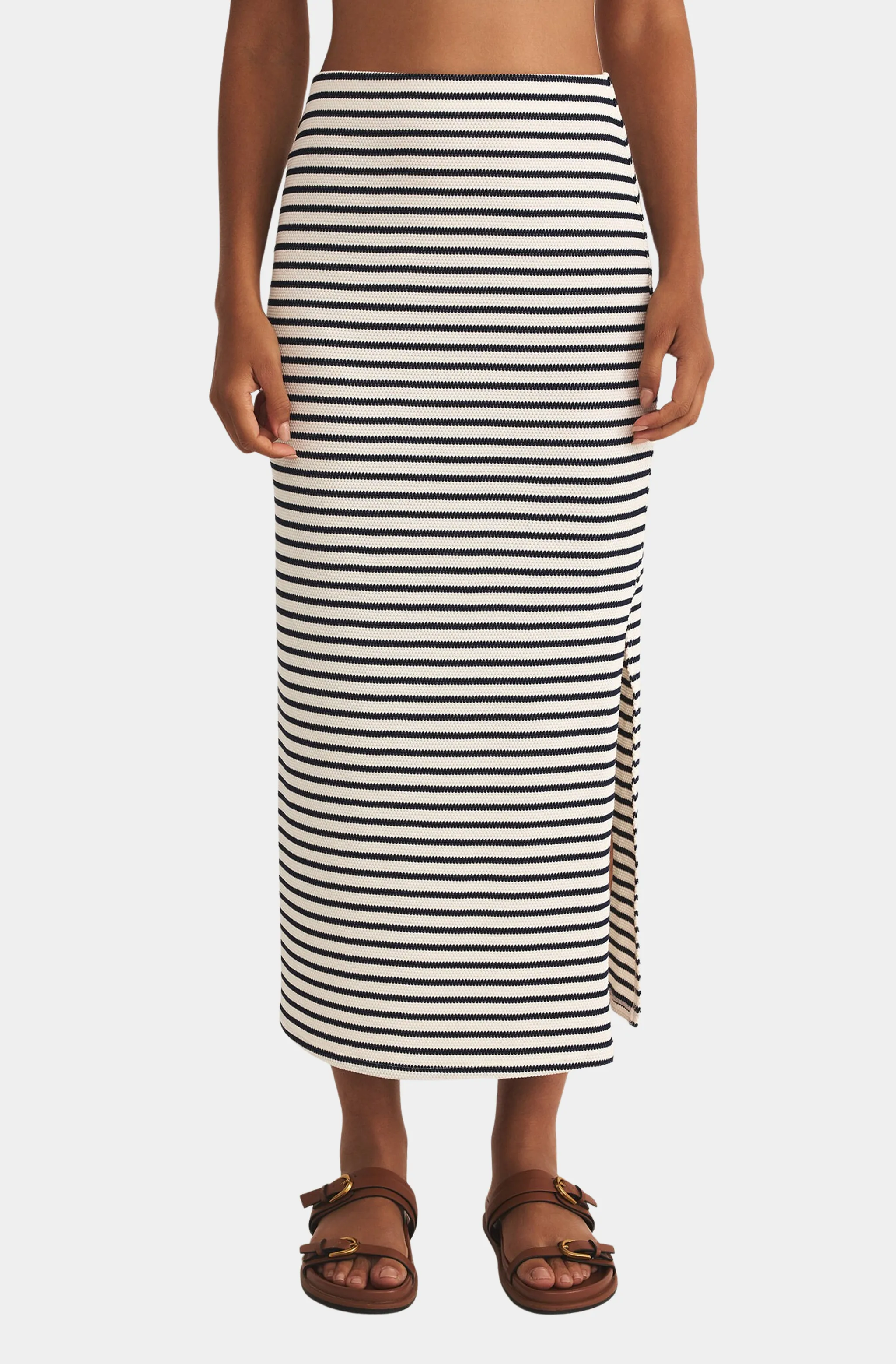 Ainslie Stripe Midi Skirt