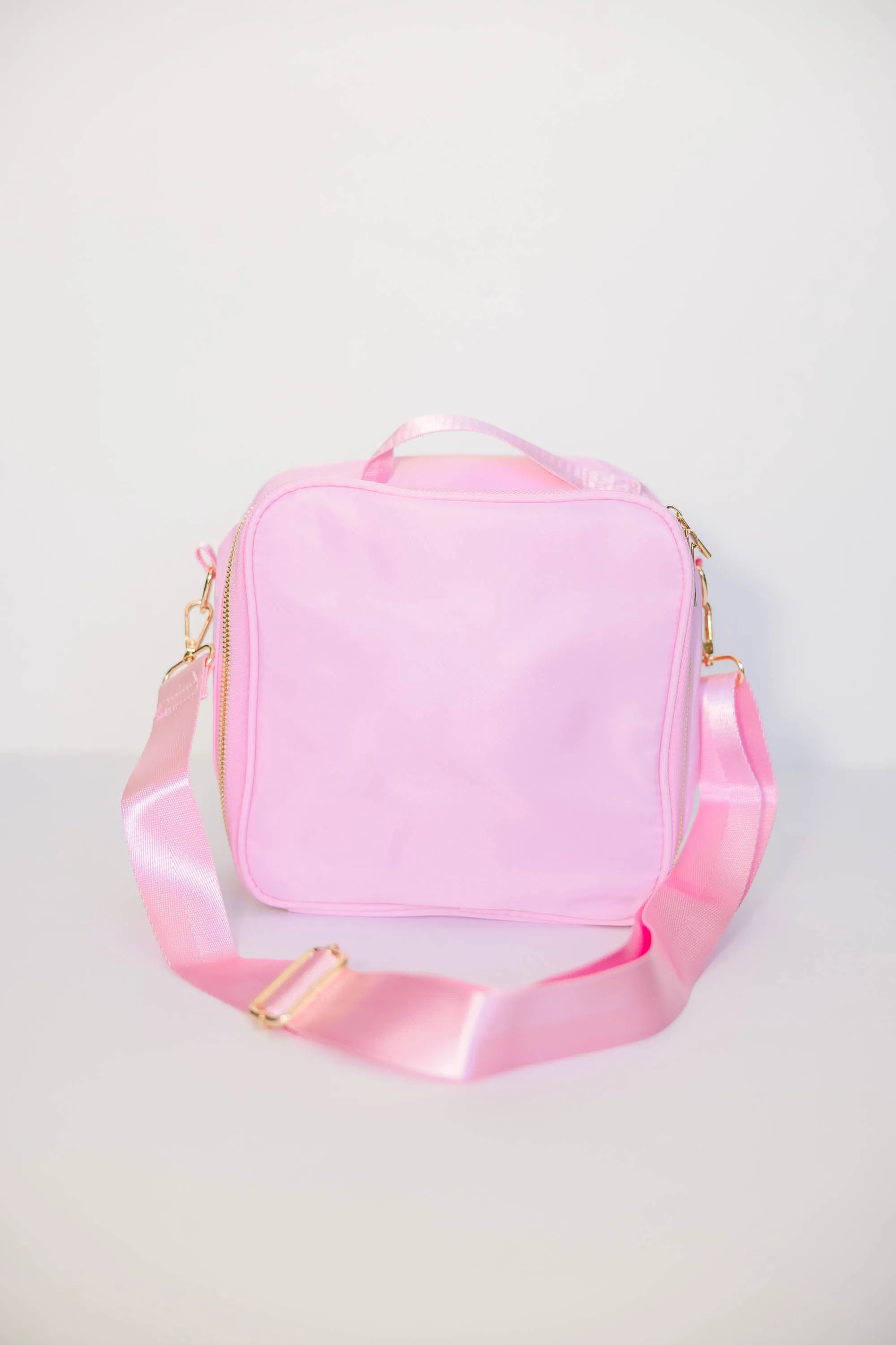 All Packed Up Baby Pink Varsity Lunchbox