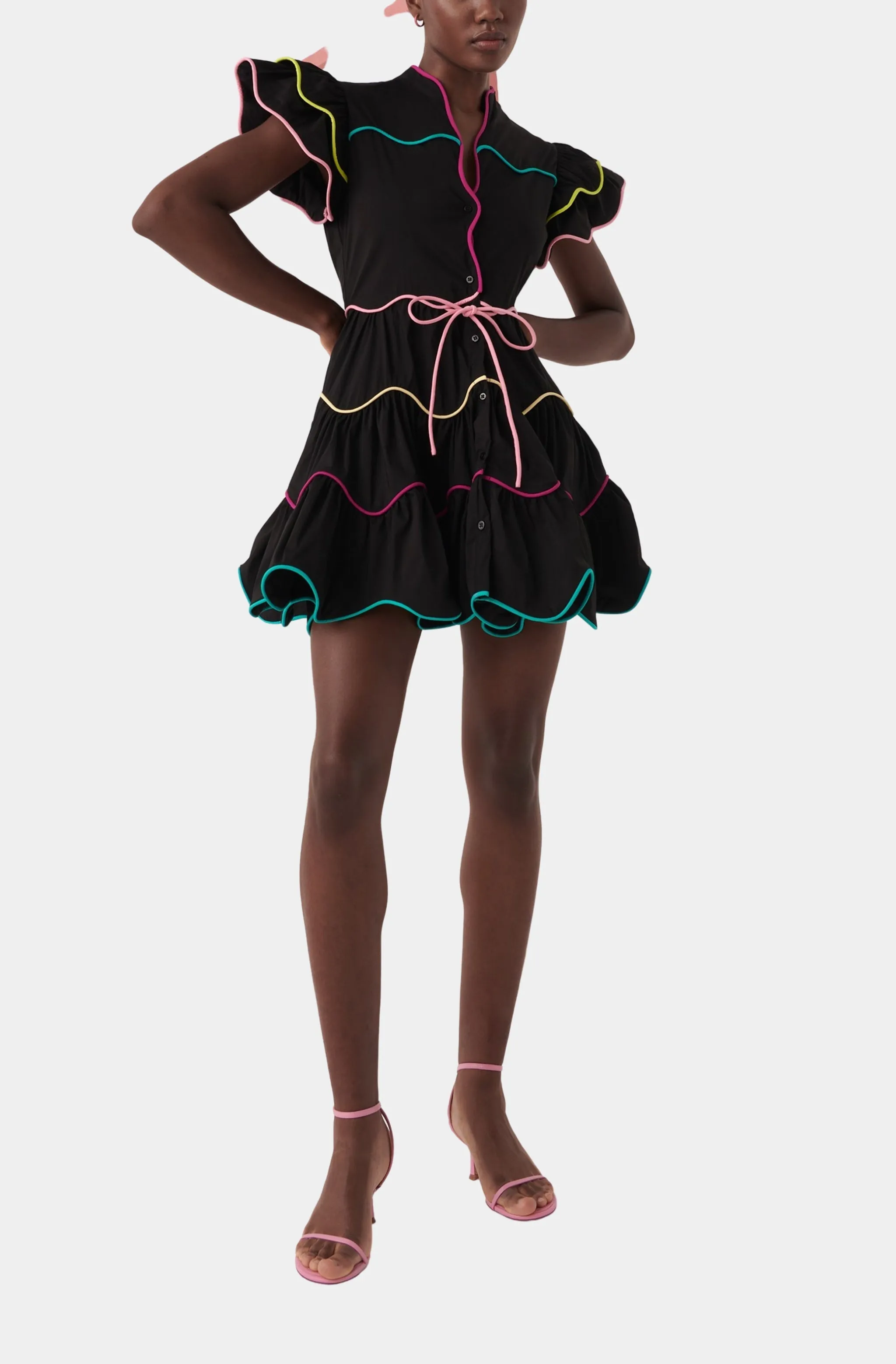 Baba Cay Black Short Dress