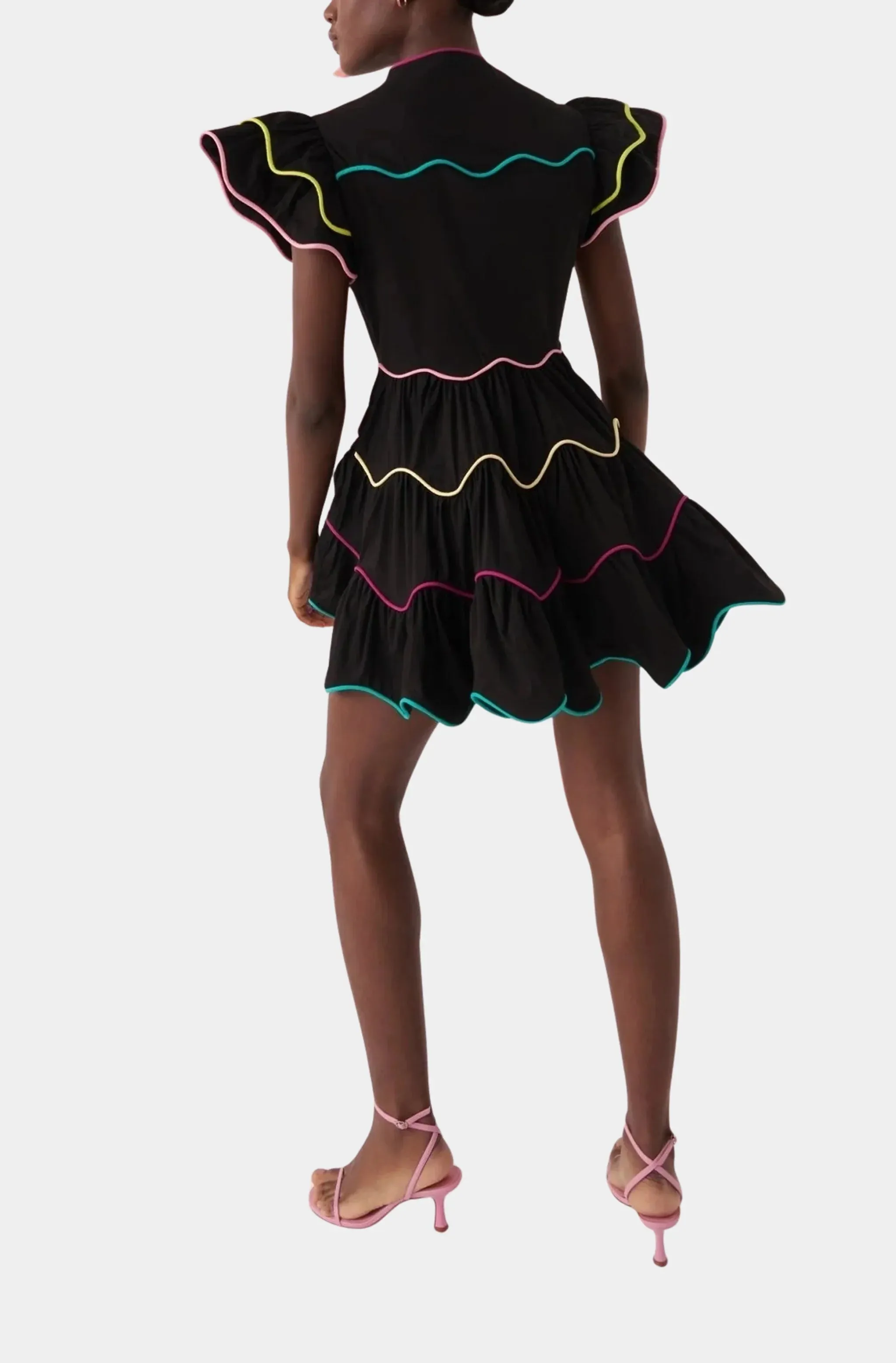 Baba Cay Black Short Dress
