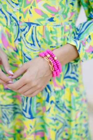 Back To You Fuchsia Pink Bracelet