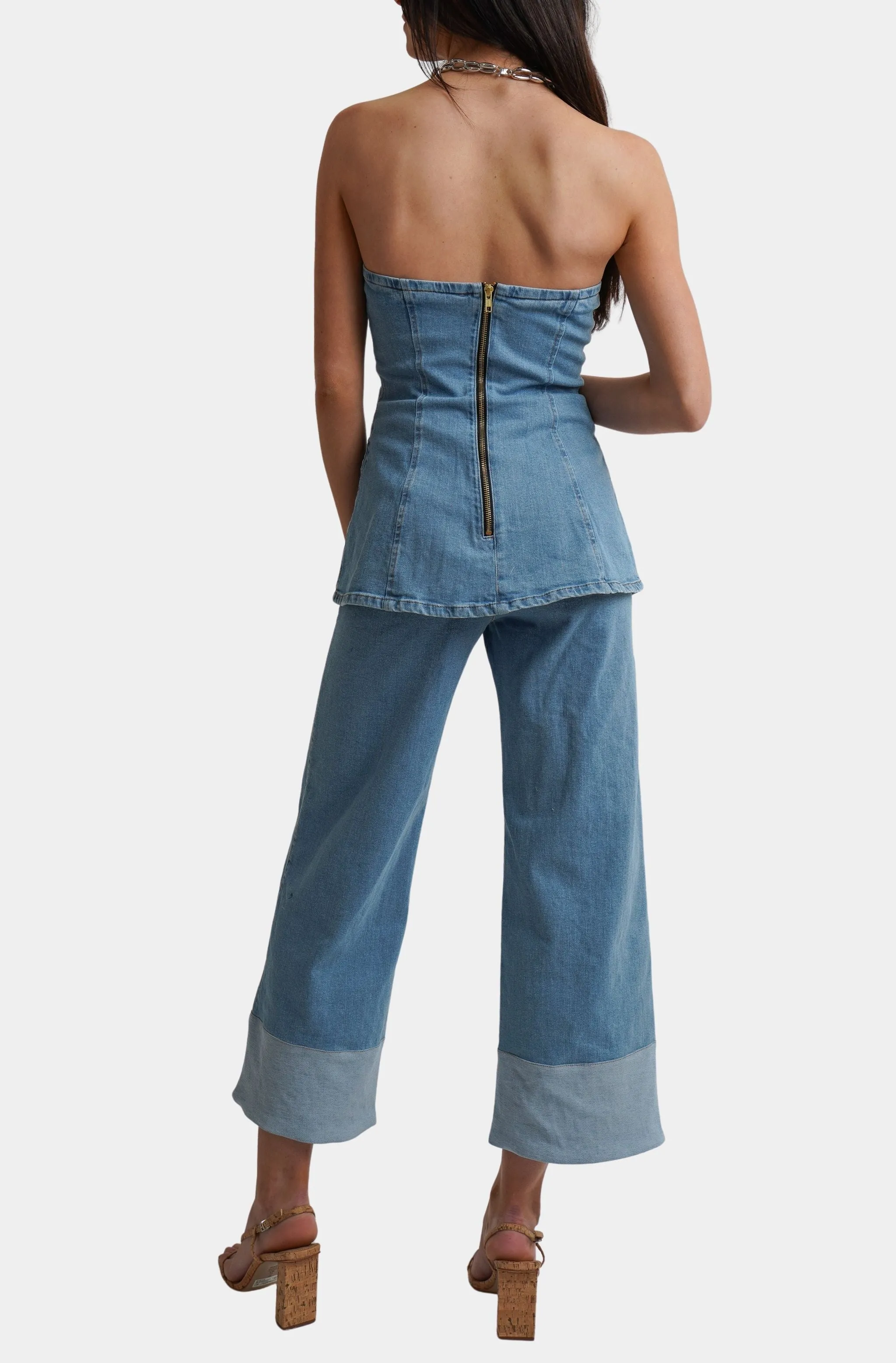 Brigitte Denim Top