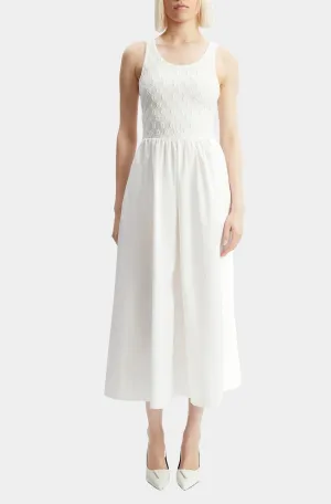 Bryony Lace Poplin Midi Dress