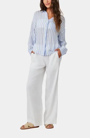 Contrast Pocket Boyfriend Shirt