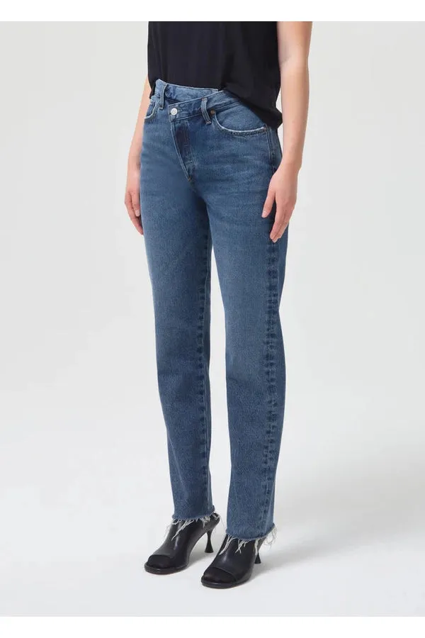 Criss Cross Straight Leg Jean