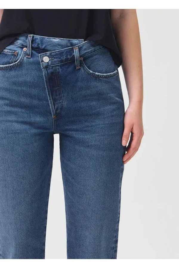 Criss Cross Straight Leg Jean