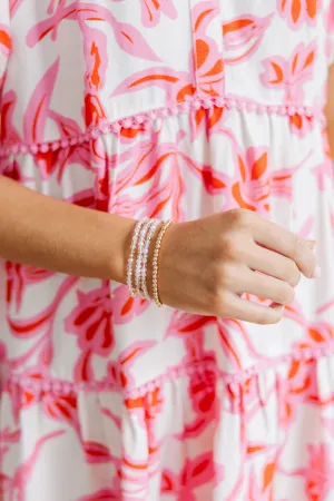 Doing Your Best White Bracelet