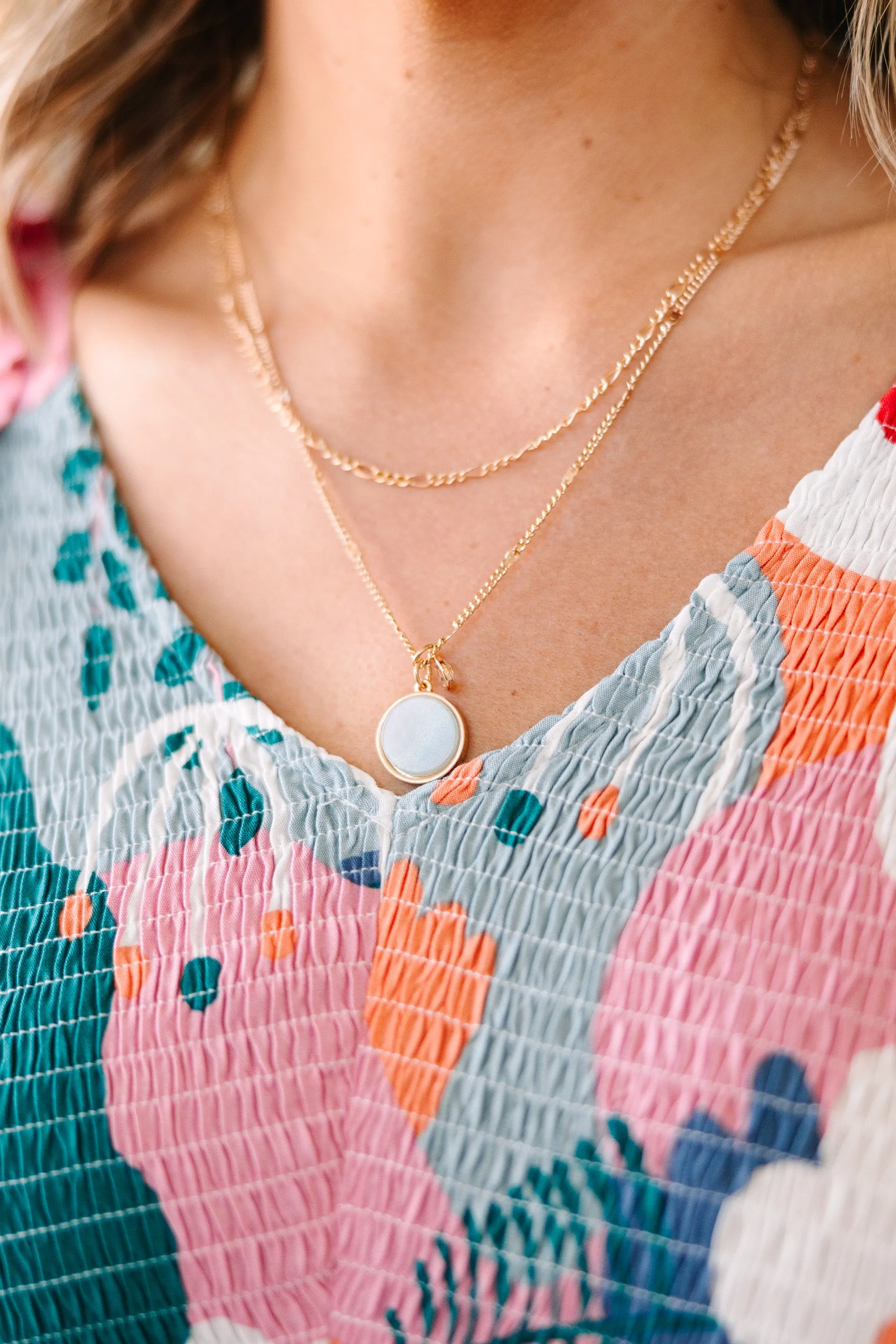 Feeling My Best Mint Green Necklace