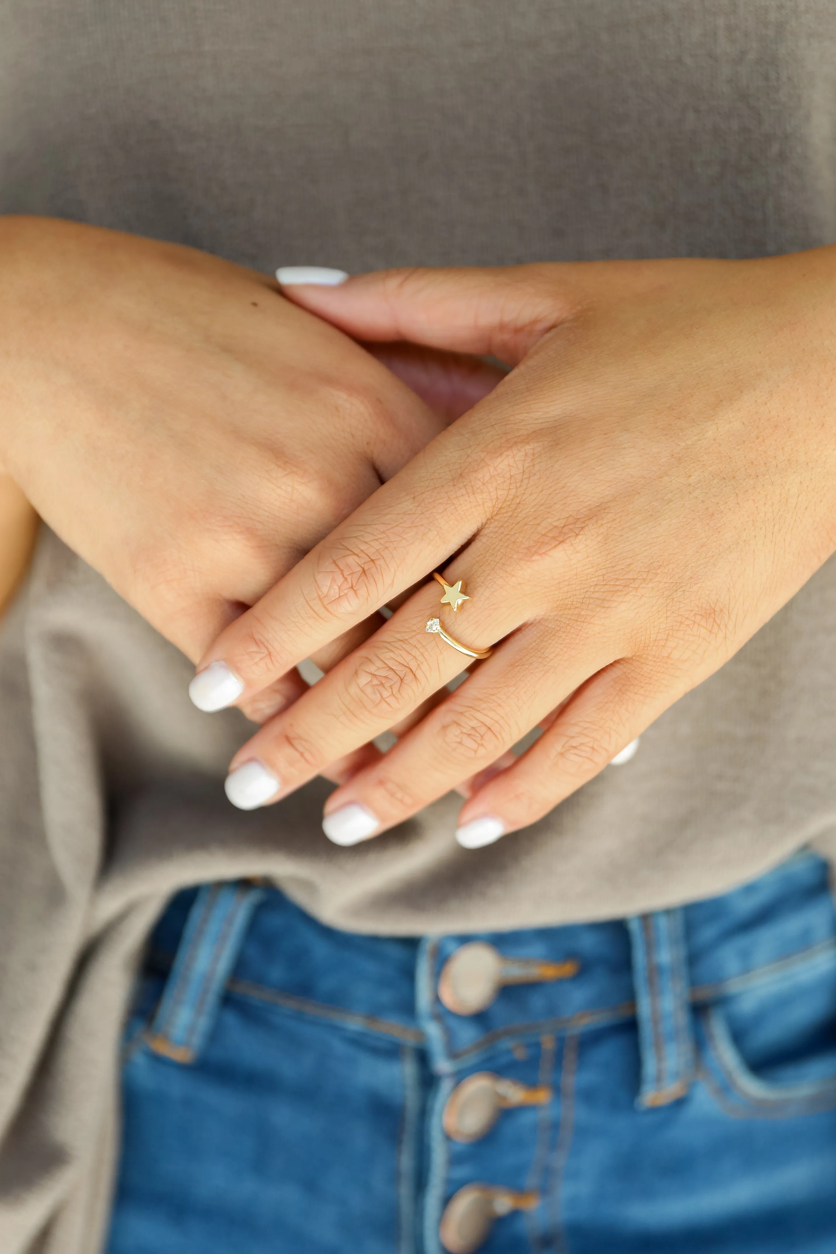 FINAL SALE - Julia Rhinestone Star Ring