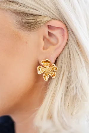 Finally Made It Gold Earrings