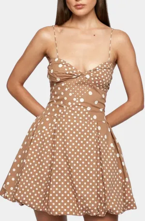 Fitted Balloon Mini Dress
