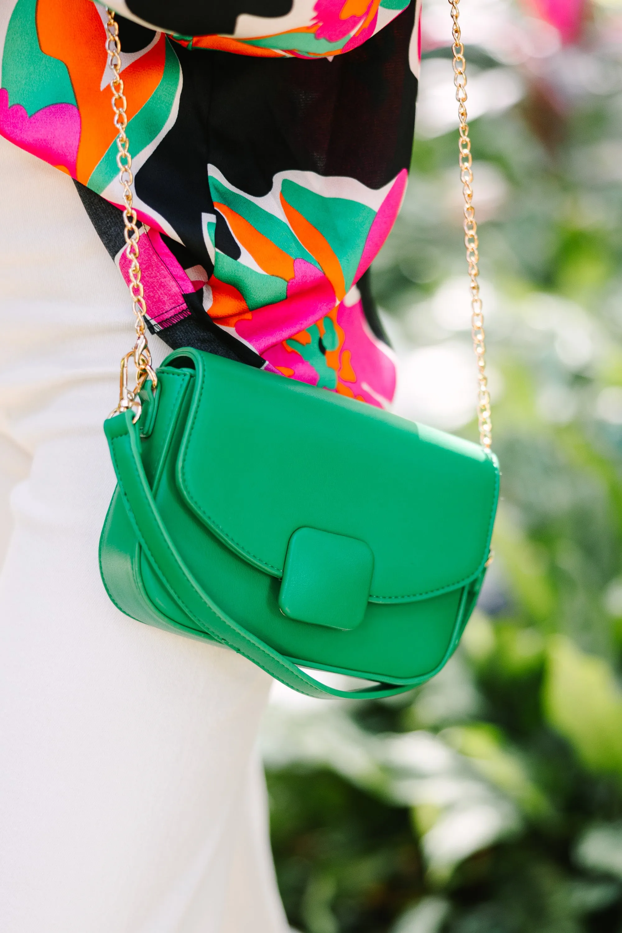 Fun Love Kelly Green Purse