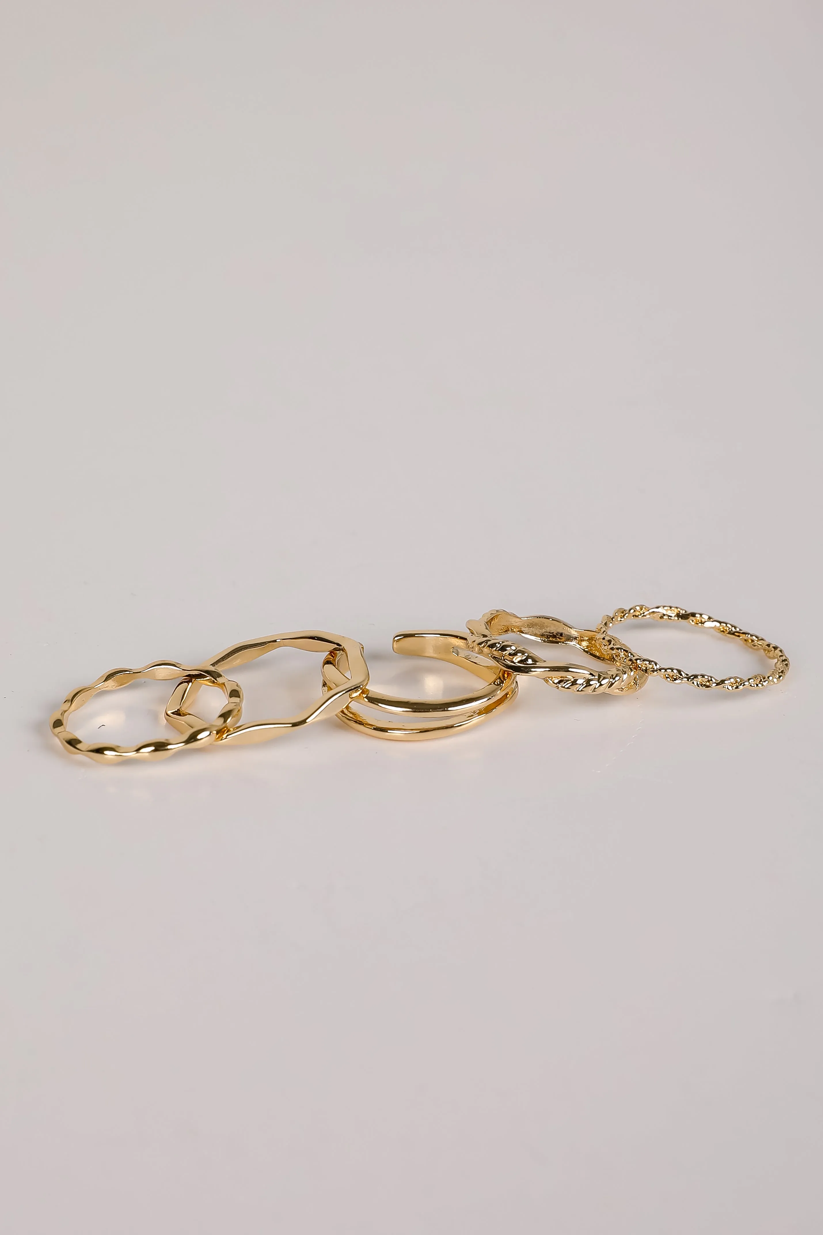 Hanna Gold Ring Set