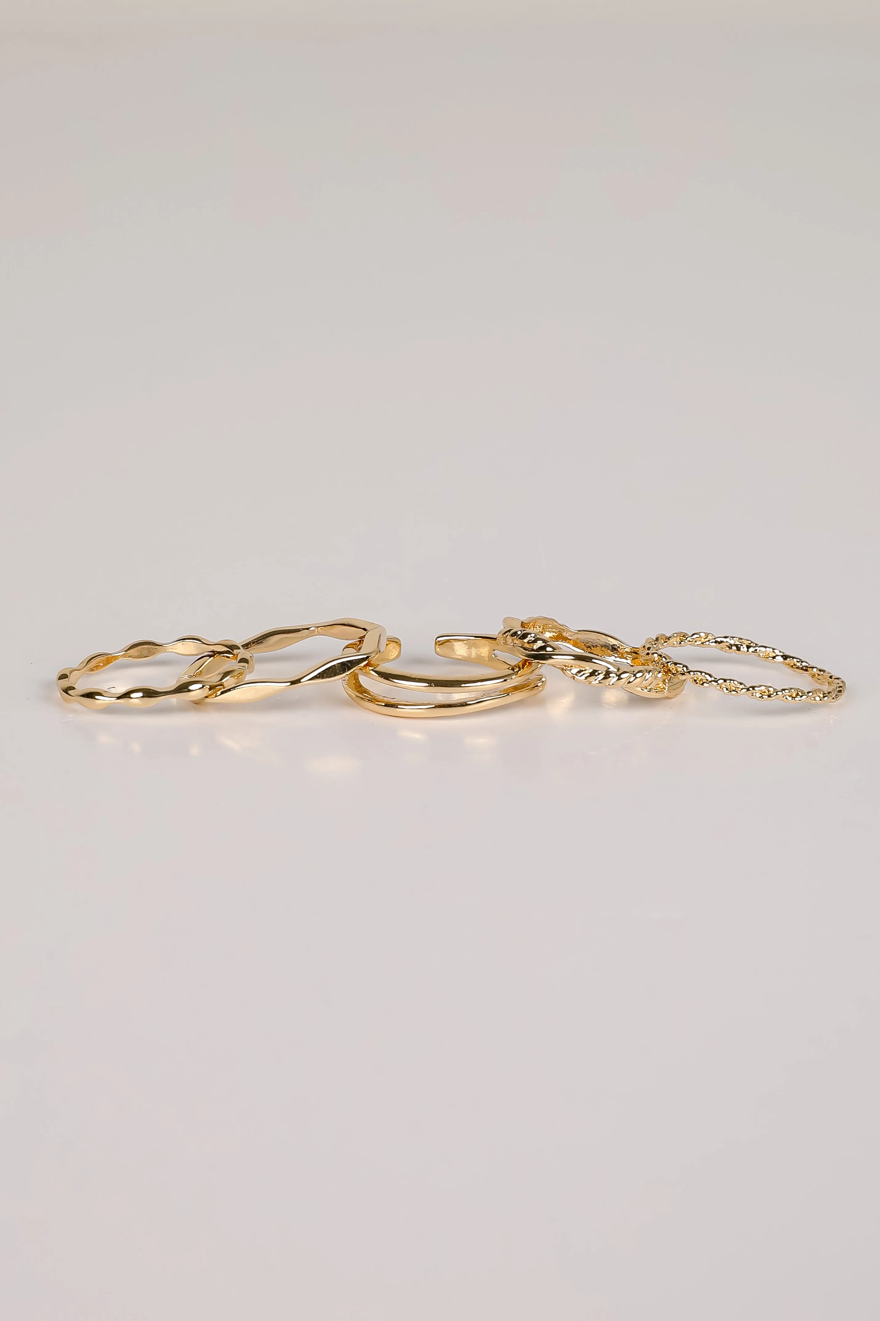 Hanna Gold Ring Set