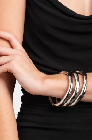 Large Molten Bangle Bracelet
