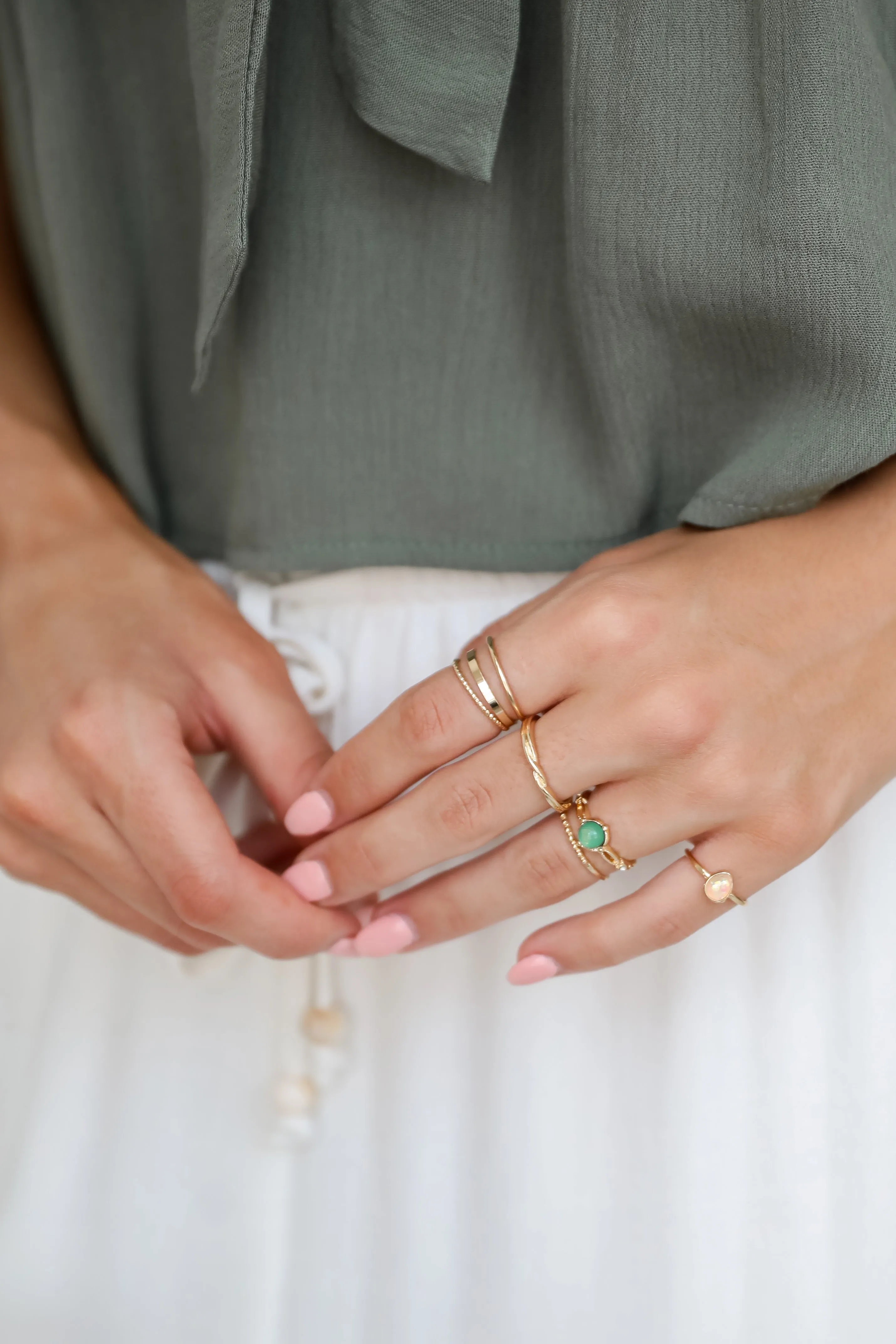 Laura Gold Ring Set