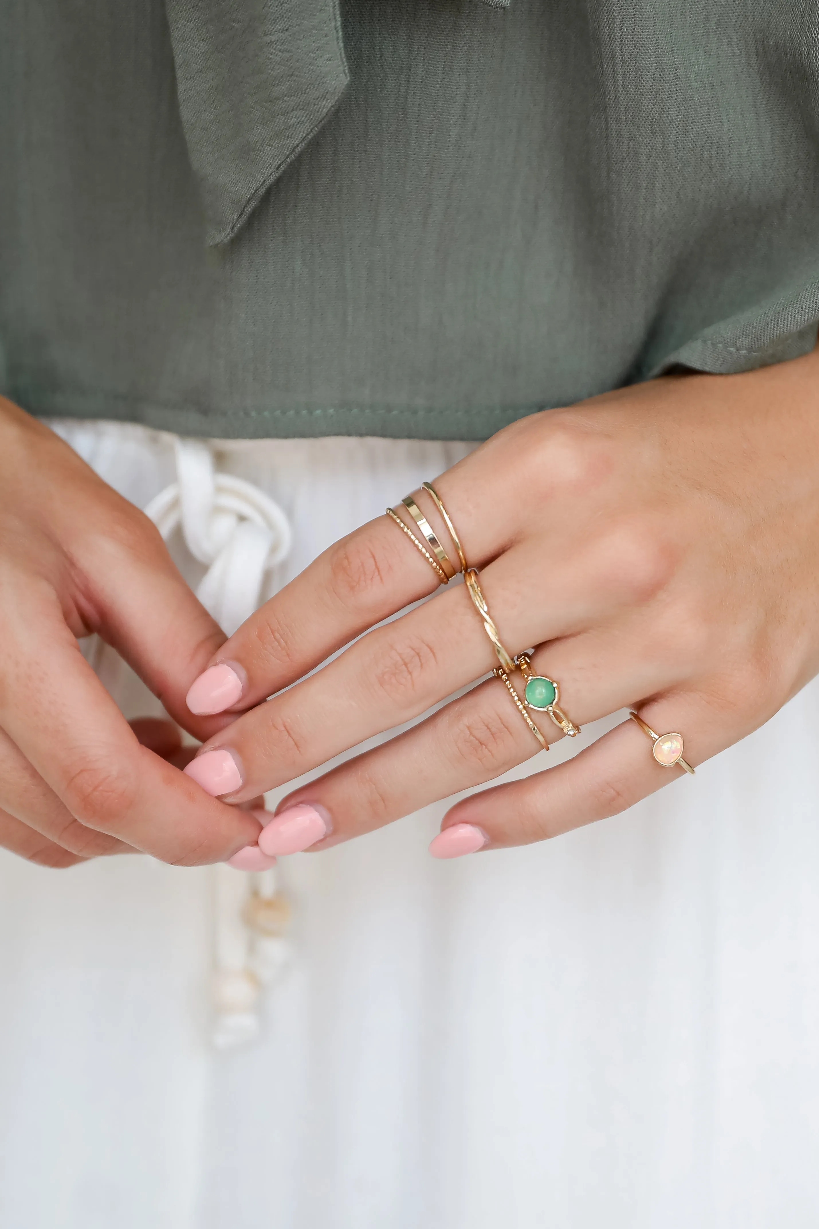 Laura Gold Ring Set