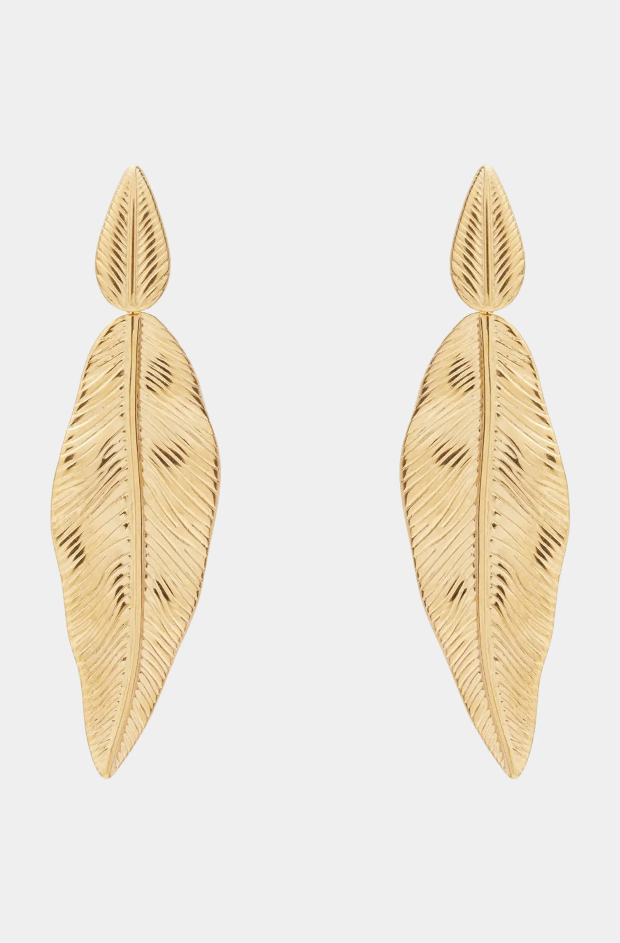 Long Leaf Earrings