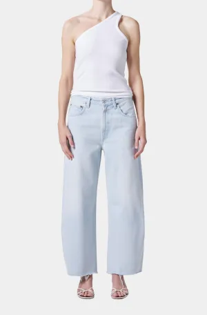 Low Curve Fray Pants