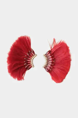 Luxe Mini Madeline Feather Earrings