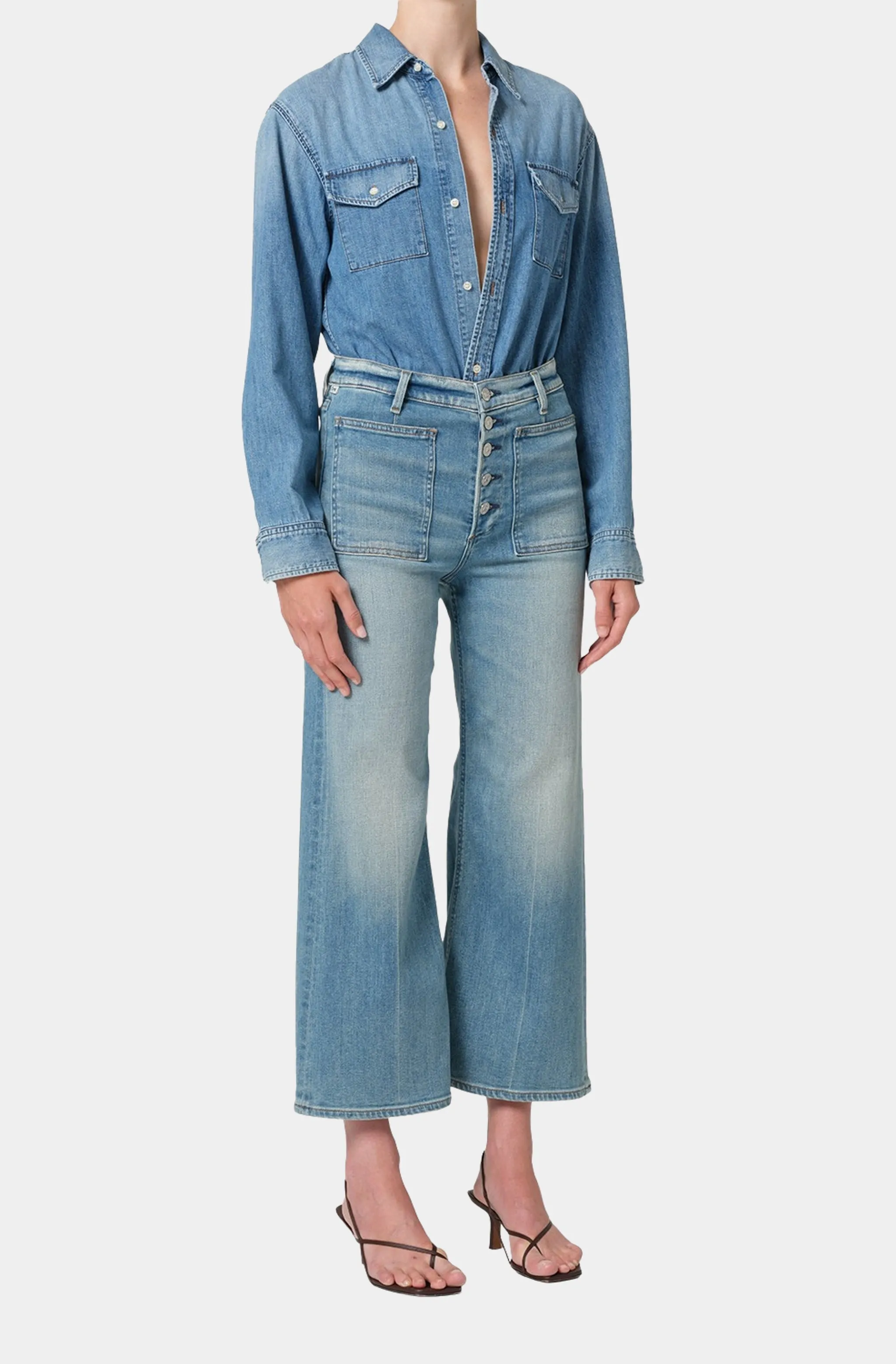 Lyra Patch Pocket Jeans
