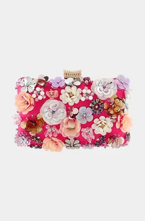 Mandy Floral Clutch