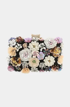 Mandy Floral Clutch