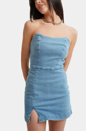 Marceline Denim Skort Dress
