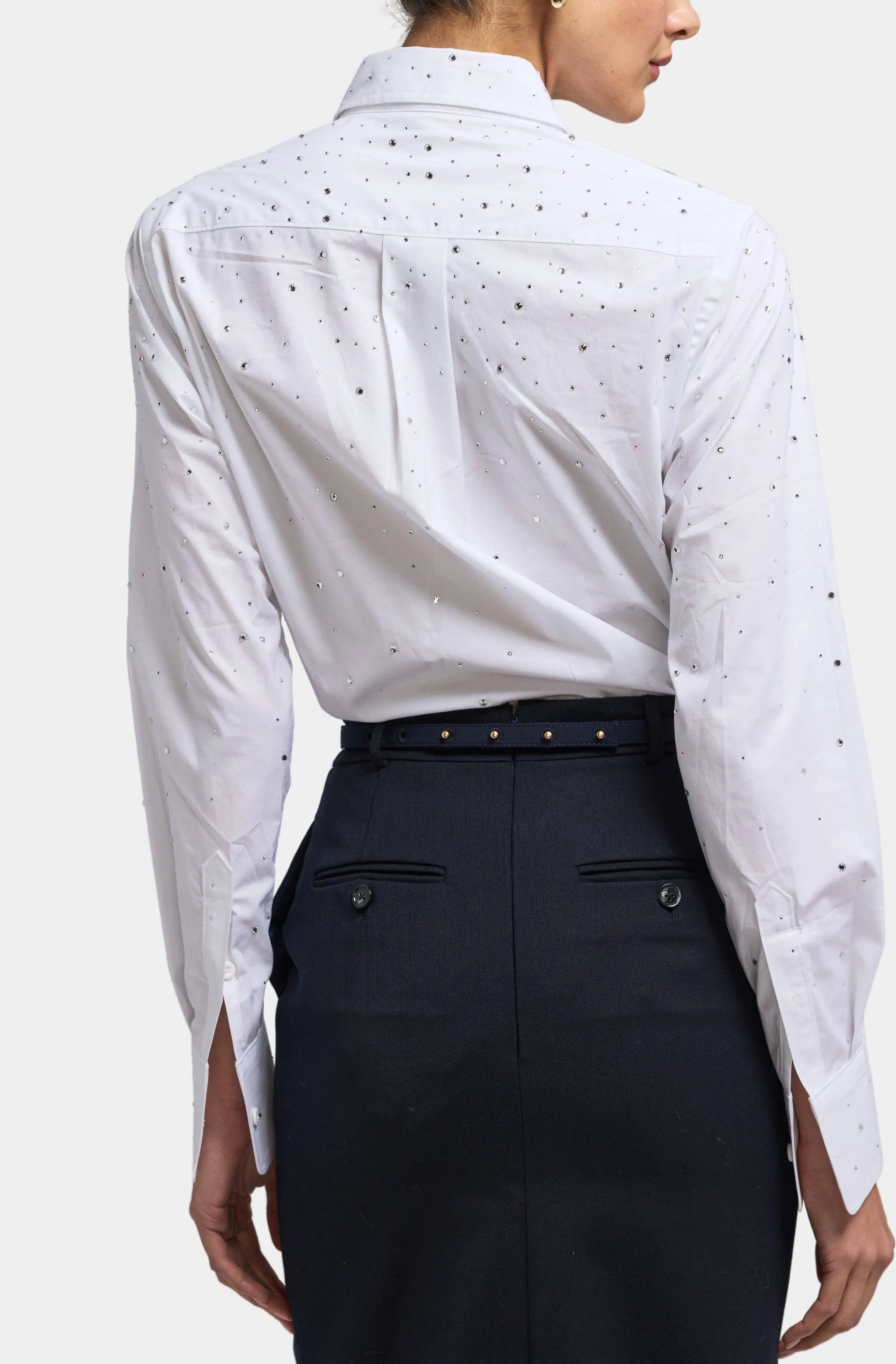 Marcello Crystal Poplin Shirt