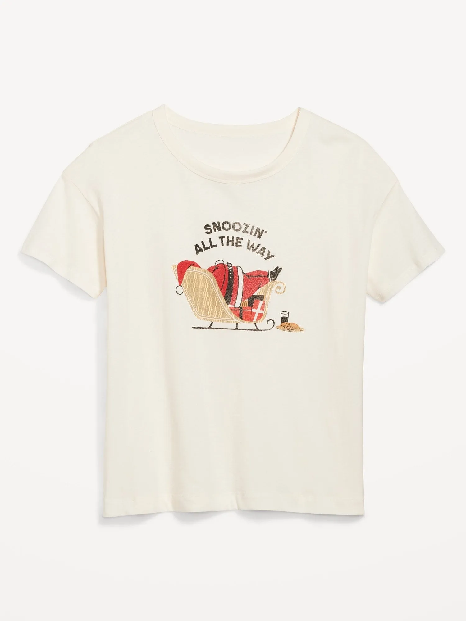 Matching Holiday Graphic Easy T-Shirt for Women Old-Navy