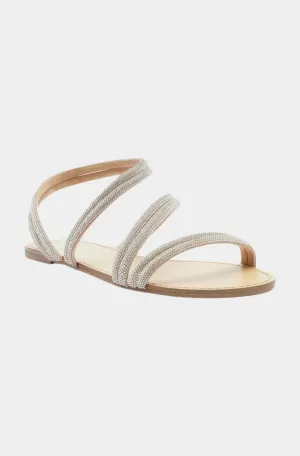 Mikayla Rhinestone Flat Sandal