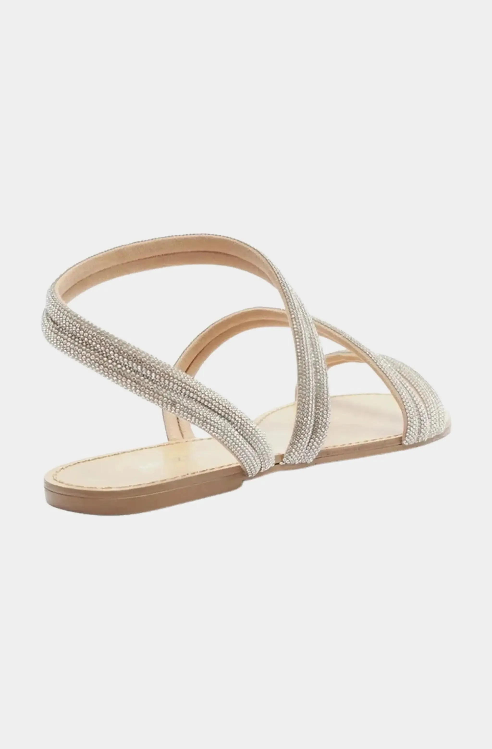 Mikayla Rhinestone Flat Sandal