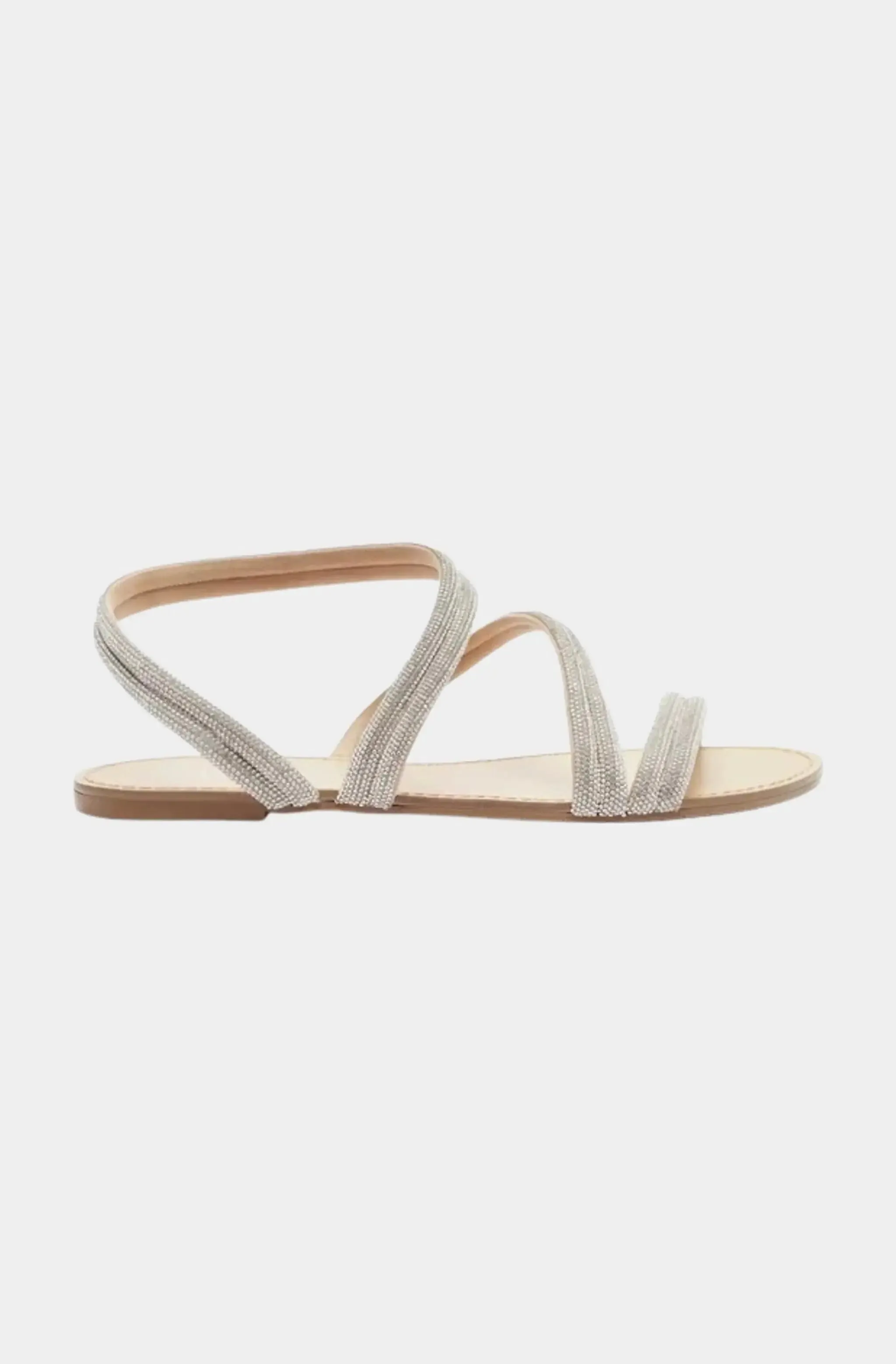 Mikayla Rhinestone Flat Sandal
