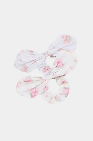 Pasadena Rose Scrunchie