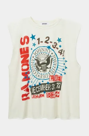 Ramones 77 Show Poster Muscle Tank