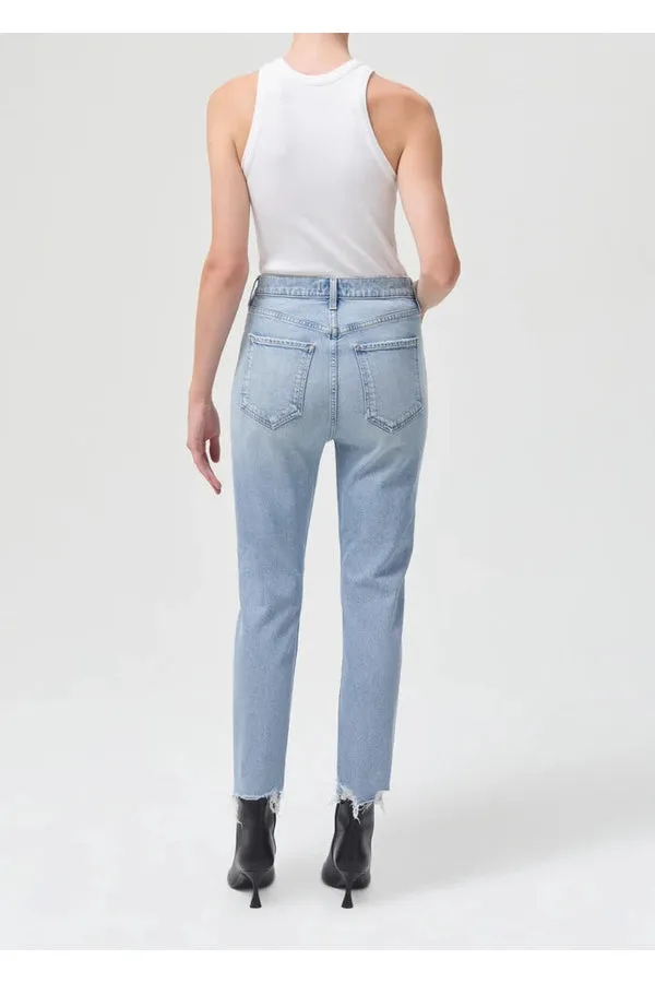 Riley High Rise Straight Crop