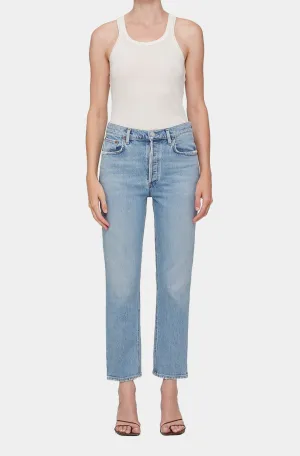 Riley High Rise Straight Crop