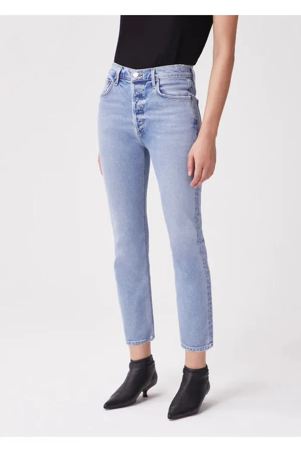 Riley High Rise Straight Crop