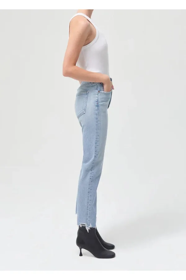 Riley High Rise Straight Crop