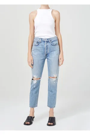 Riley High Rise Straight Crop