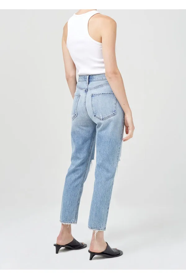 Riley High Rise Straight Crop