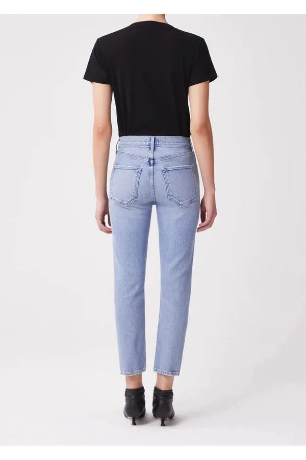 Riley High Rise Straight Crop