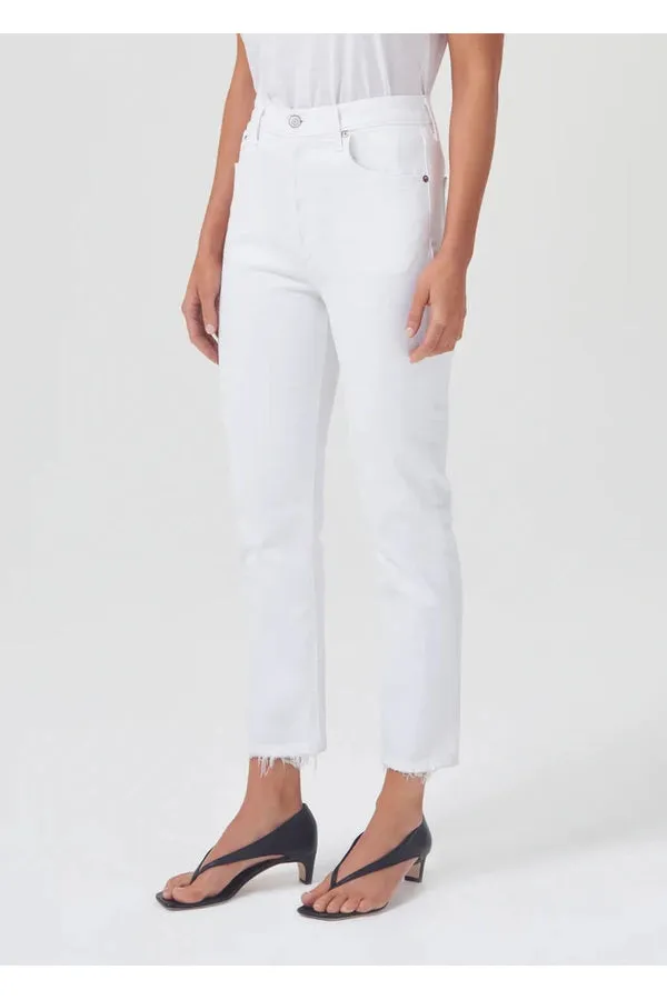 Riley High Rise Straight Crop
