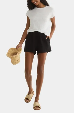 Seamed Ruffle Waist Short