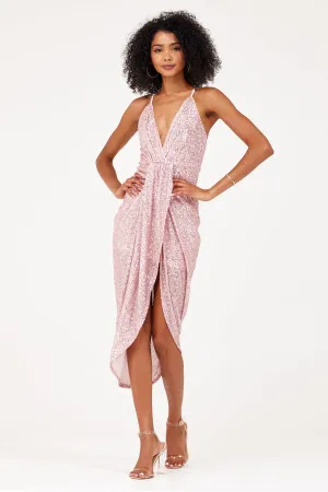 Sequin Midi Dress