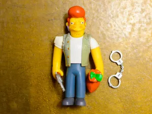 Snake - Playmates Simpsons World Of Springfield Vintage Figure