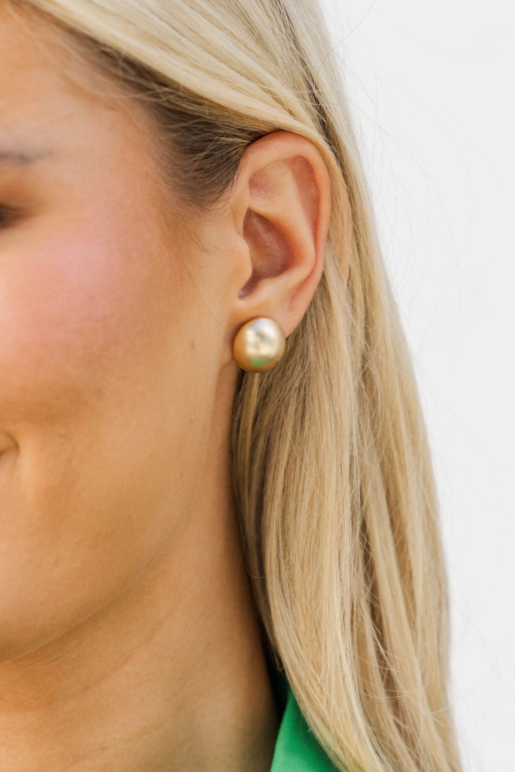Start The Day Gold Earrings