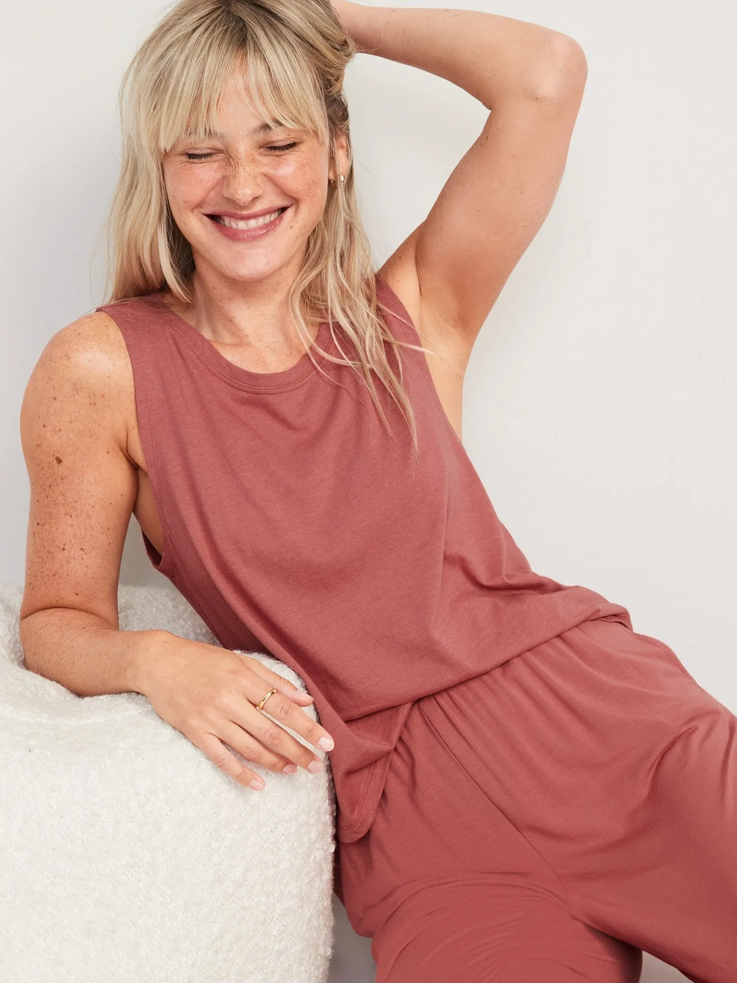 Sunday Sleep Pajama Tank Top for Women Old-Navy